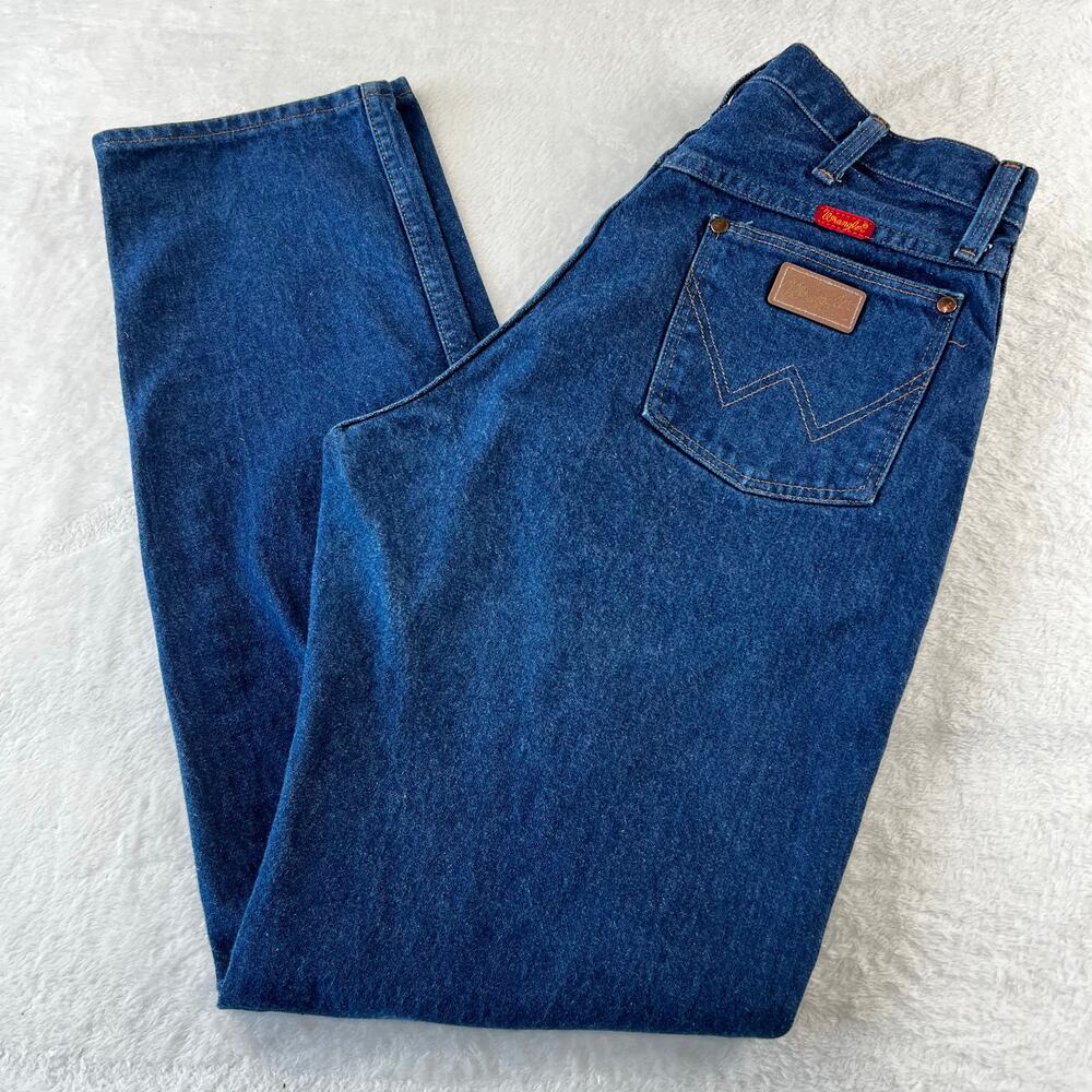 Wrangler Vintage Women’s Blue Jeans Size 13 30X31 USA Made Western Cowgirl Cut